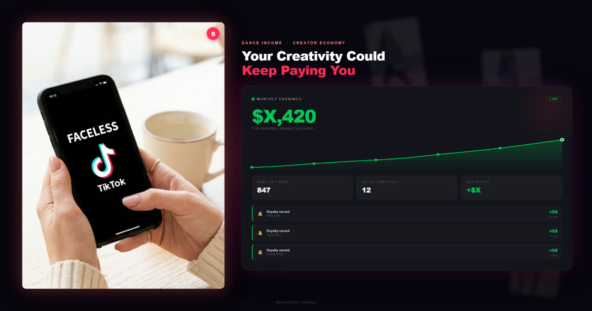The future of passive income for TikTok dancers